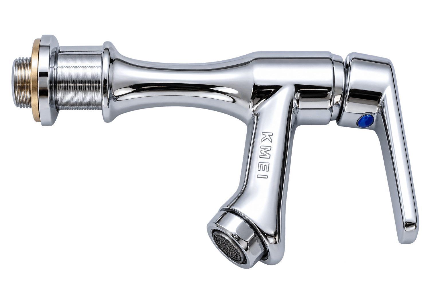 Chrome Wall-Mounted Faucet