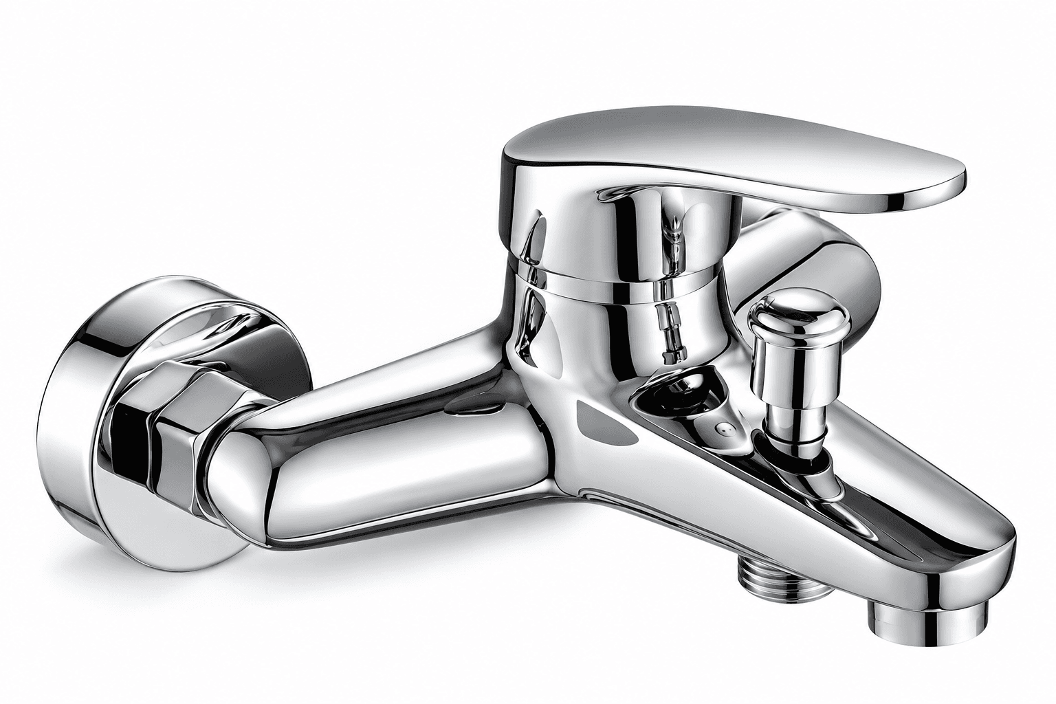 Modern Chrome Bathtub Mixer Faucet